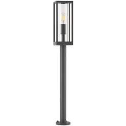 Lindby Wegeleuchte Giavanna, 80 cm, anthrazit, IP44, E27