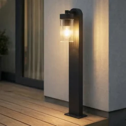 Lindby Wegeleuchte Kaliro, anthrazit, 60 cm, E27, IP54