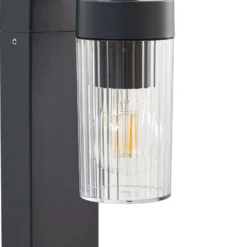 Lindby Wegeleuchte Kaliro, anthrazit, 60 cm, E27, IP54