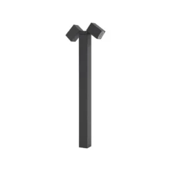 Lindby Wegeleuchte Othil, 2-flg., 80 cm, anthrazit, Metall
