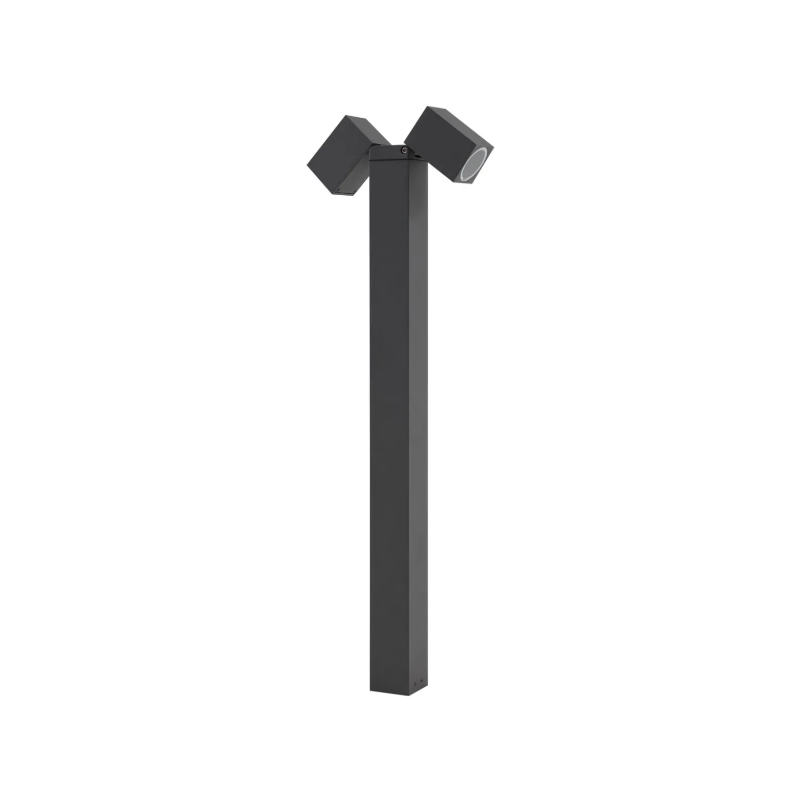 Lindby Wegeleuchte Othil, 2-flg., 80 cm, anthrazit, Metall