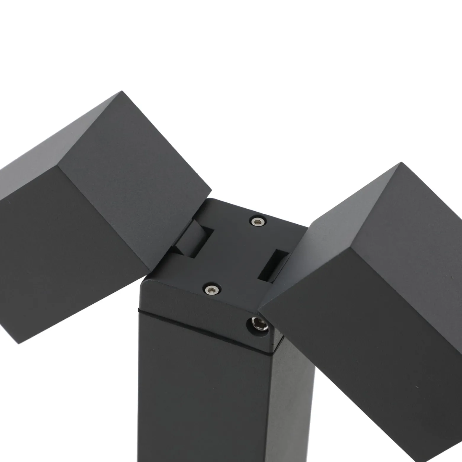 Lindby Wegeleuchte Othil, 2-flg., 80 cm, anthrazit, Metall