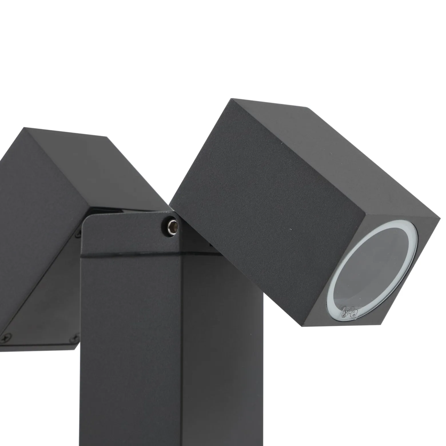 Lindby Wegeleuchte Othil, 2-flg., 80 cm, anthrazit, Metall