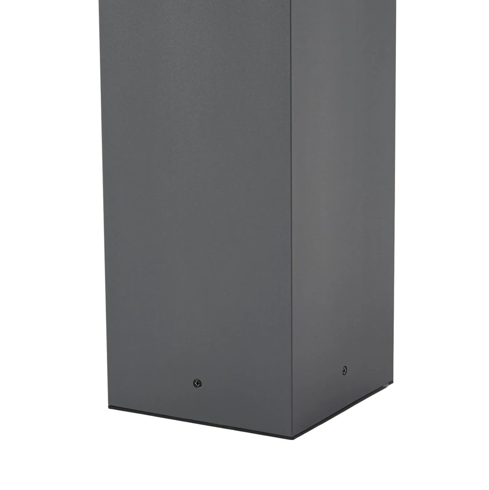 Lindby Wegeleuchte Peldar, anthrazit/geriffelt, 80cm, Sensor