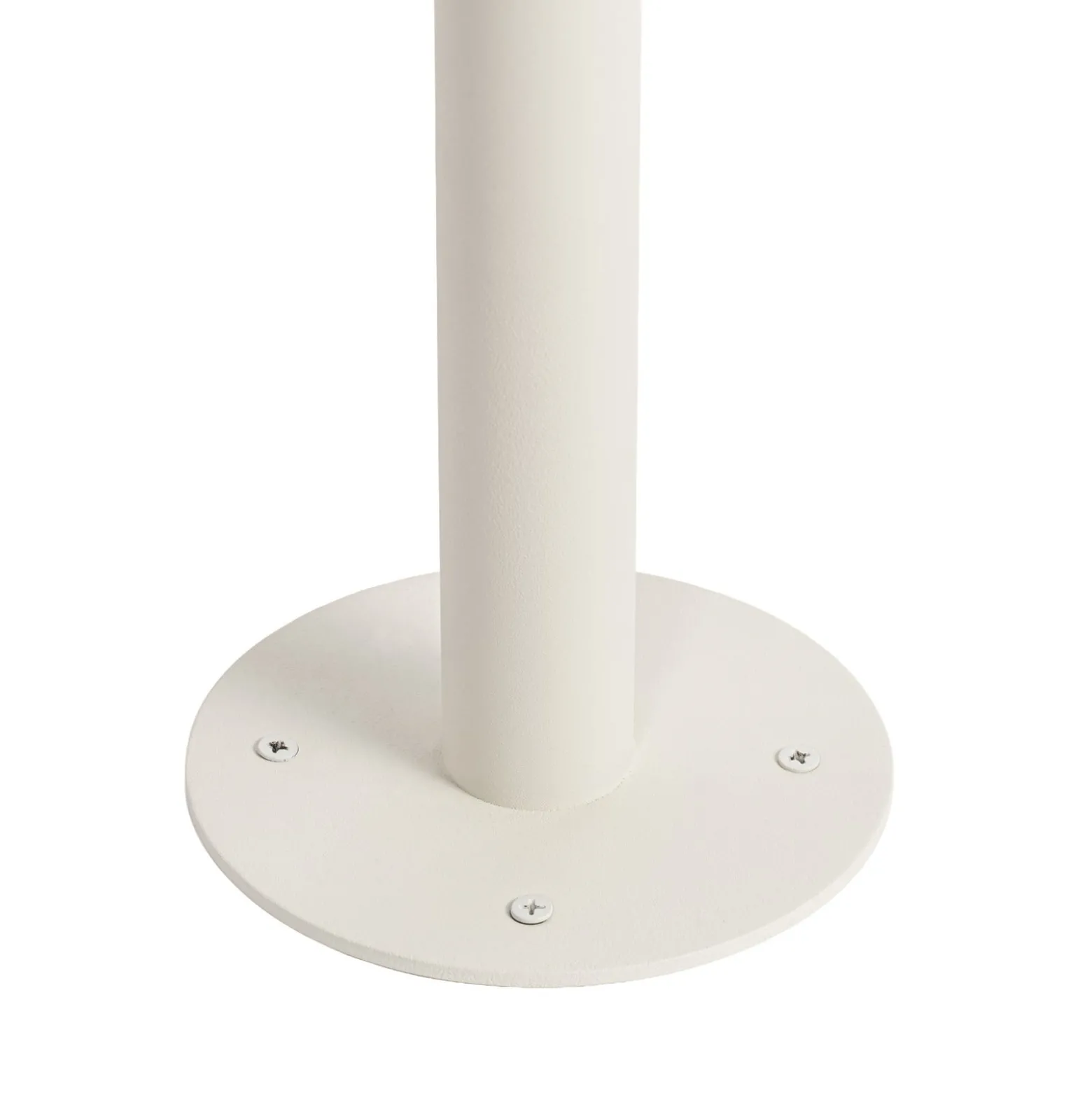 Lindby Wegeleuchte Zayn, weiß, Glas, Höhe 109 cm, IP65