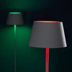 LOOM DESIGN LED-Akku-Stehleuchte Modi, CCT, RGB, weiß