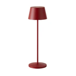 LOOM DESIGN LED-Akku-Terrassenlampe Modi rubinrot 36 cm CCT