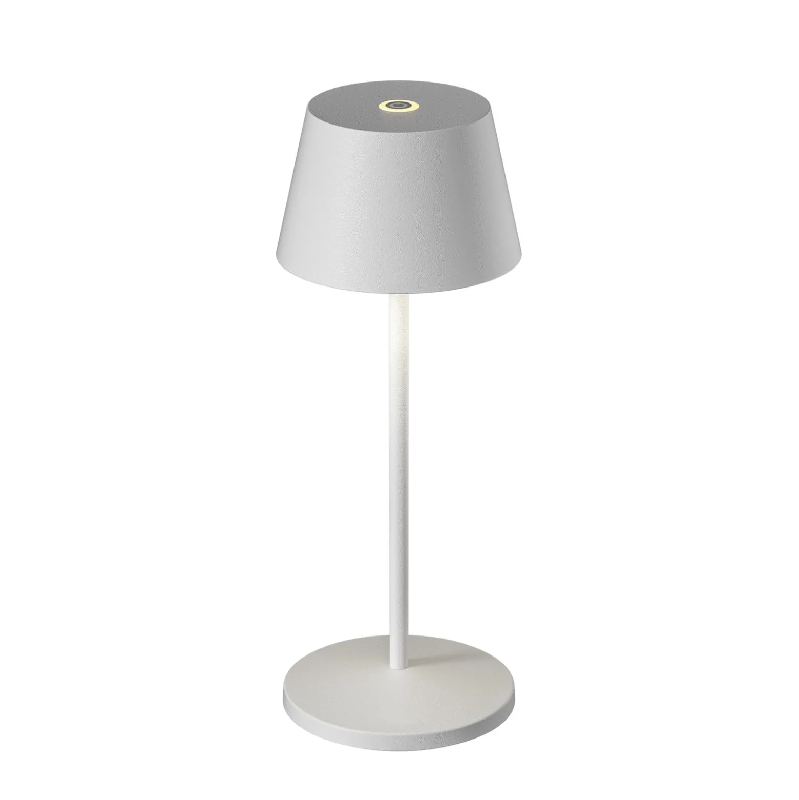 LOOM DESIGN LED-Akku-Tischleuchte Modi Micro, IP65, weiß
