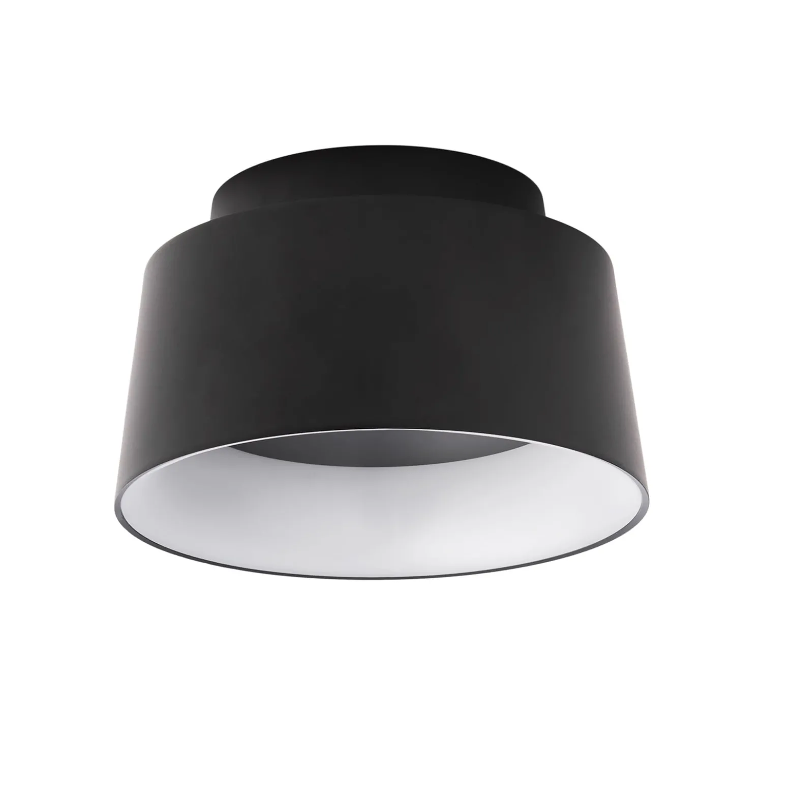 LOOM DESIGN LED-Deckenlampe Cookie schwarz Aluminium Ø 15 cm