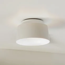 LOOM DESIGN LED-Deckenleuchte Cookie, weiß Aluminium Ø 15 cm
