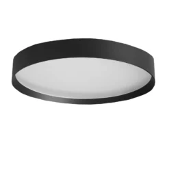 LOOM DESIGN LED-Deckenleuchte Lucia, schwarz, Ø 60 cm, Alu
