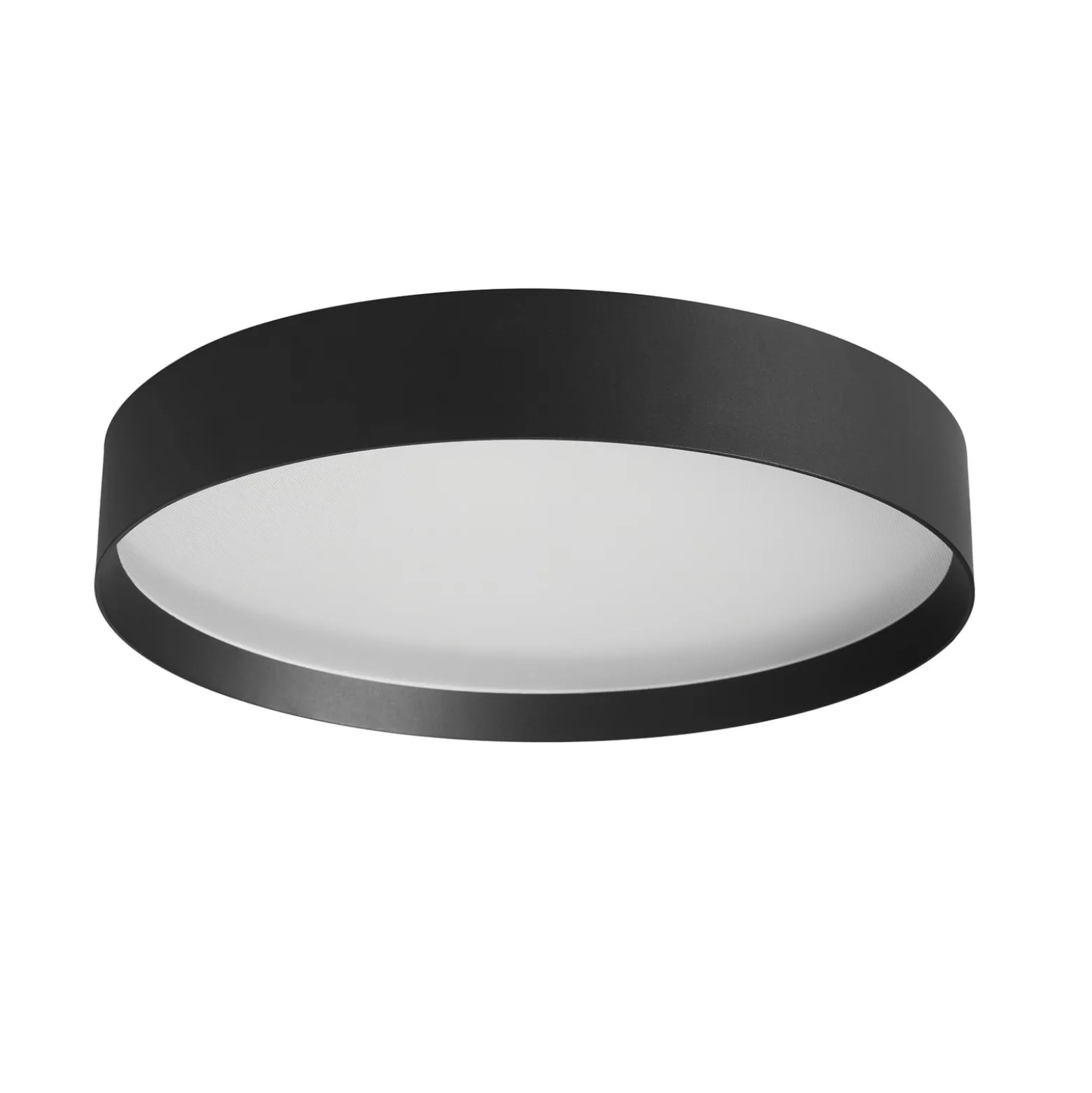 LOOM DESIGN LED-Deckenleuchte Lucia, schwarz, Ø 45 cm Alu