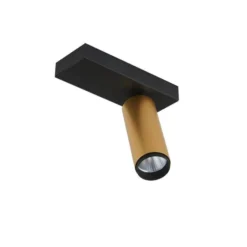 LOOM DESIGN LED-Deckenleuchte X-Beam, 1-flg., schwarz/gold