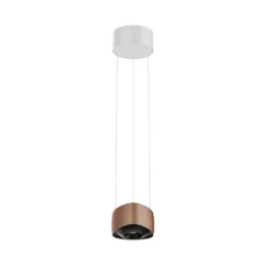 LOOM DESIGN LED-Hängelampe Air, karamellbraun, 13 cm, Alu