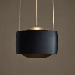 LOOM DESIGN LED-Hängelampe Air, schwarz, 13 cm, Alu