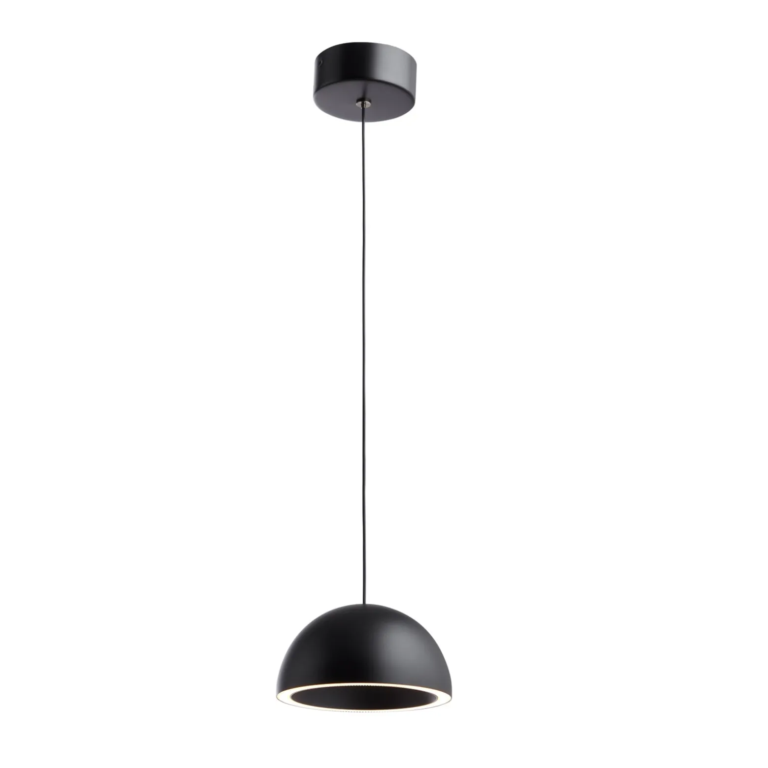 LOOM DESIGN LED-Hängeleuchte Curve schwarz Aluminium Ø 14 cm