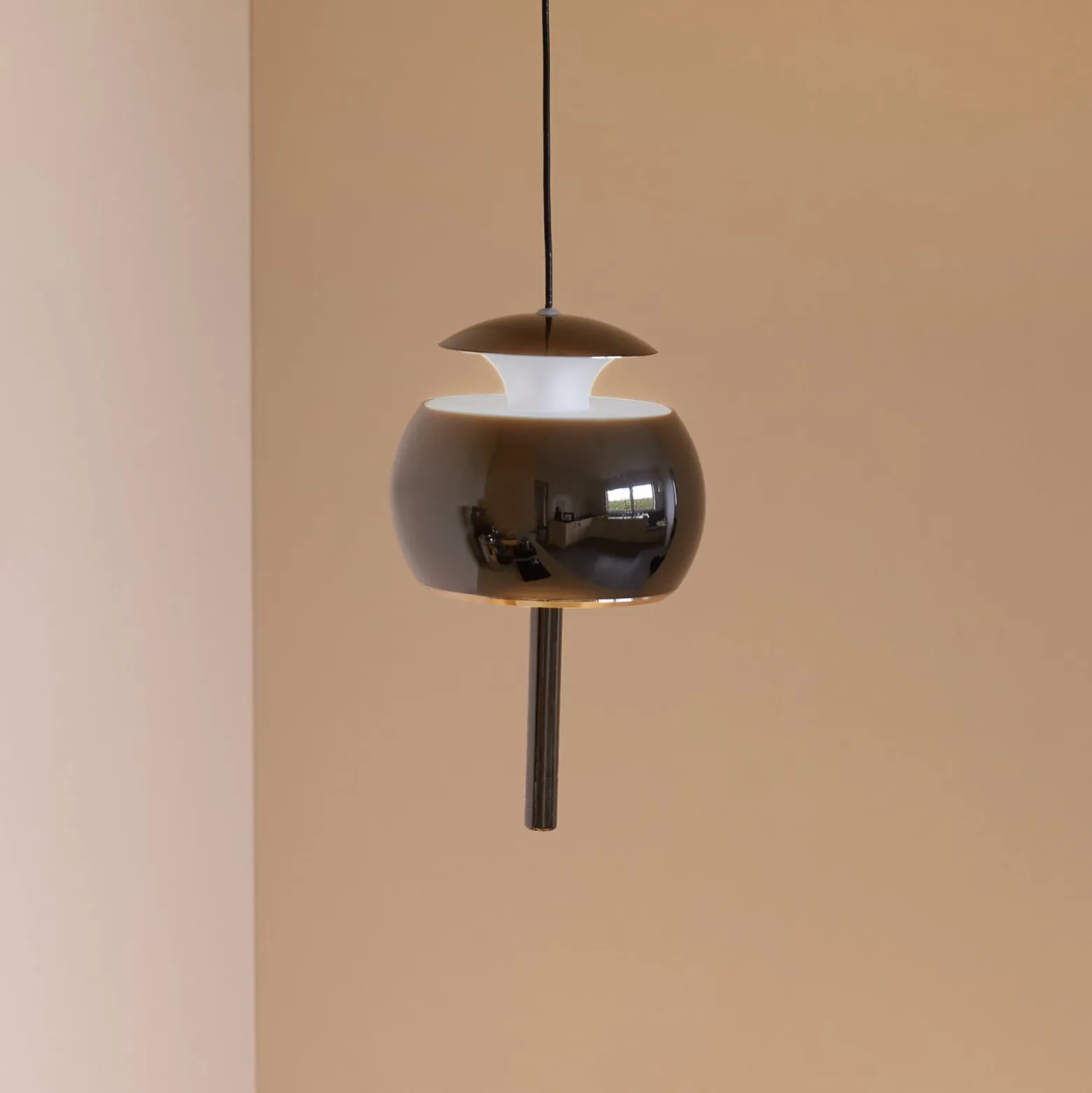 LOOM DESIGN LED-Hängeleuchte Parachute, schwarz Ø 9,6 cm Alu