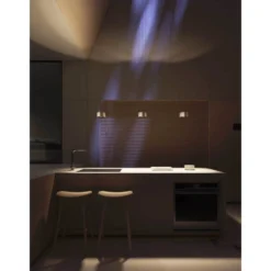 LOOM DESIGN LED-Pendelleuchte Air, beige, Alu, 13 cm