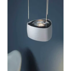 LOOM DESIGN LED-Pendelleuchte Air, weiß, Alu, 13 cm