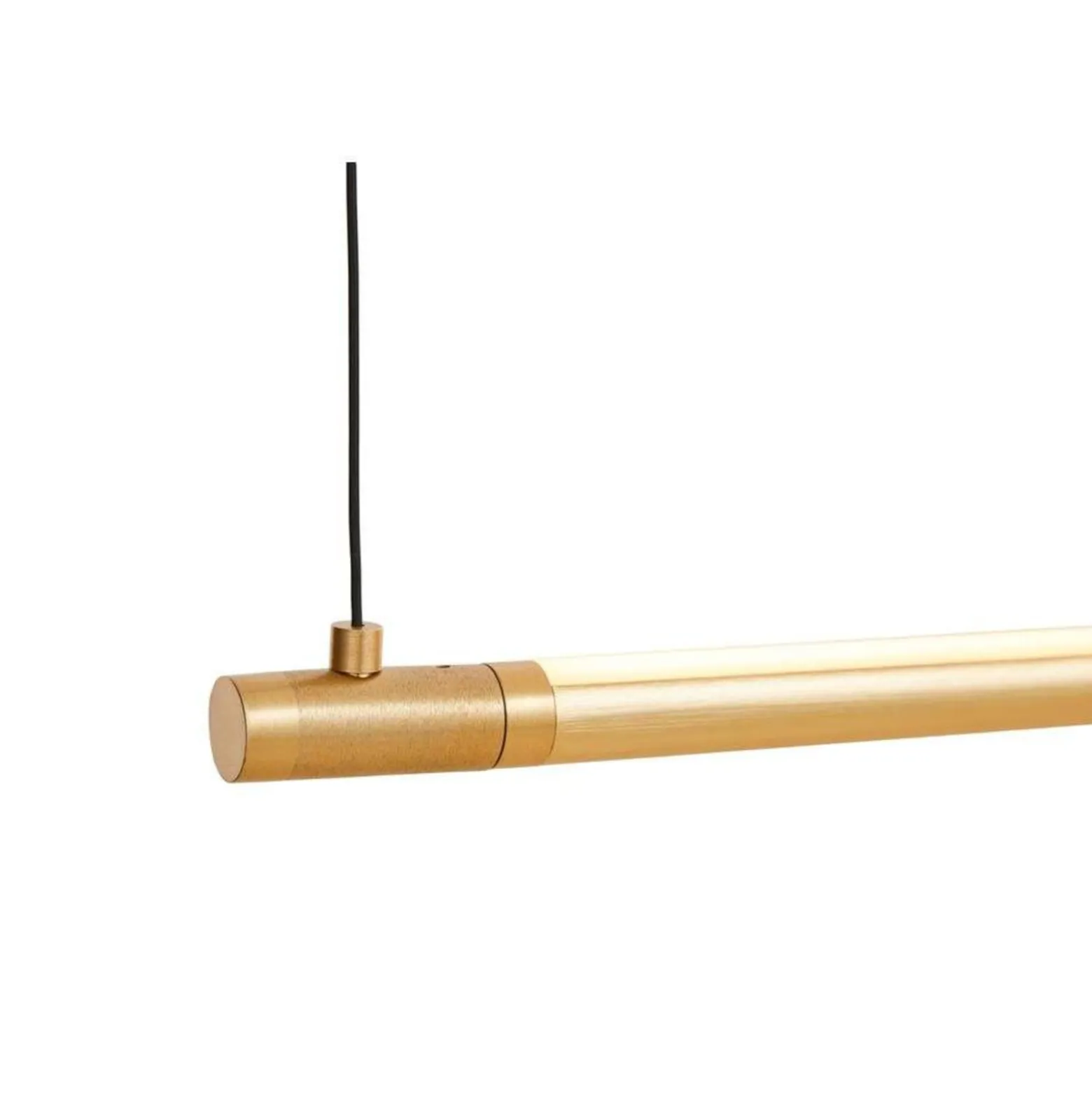 LOOM DESIGN LED-Pendelleuchte Straw 200, gold, Aluminium