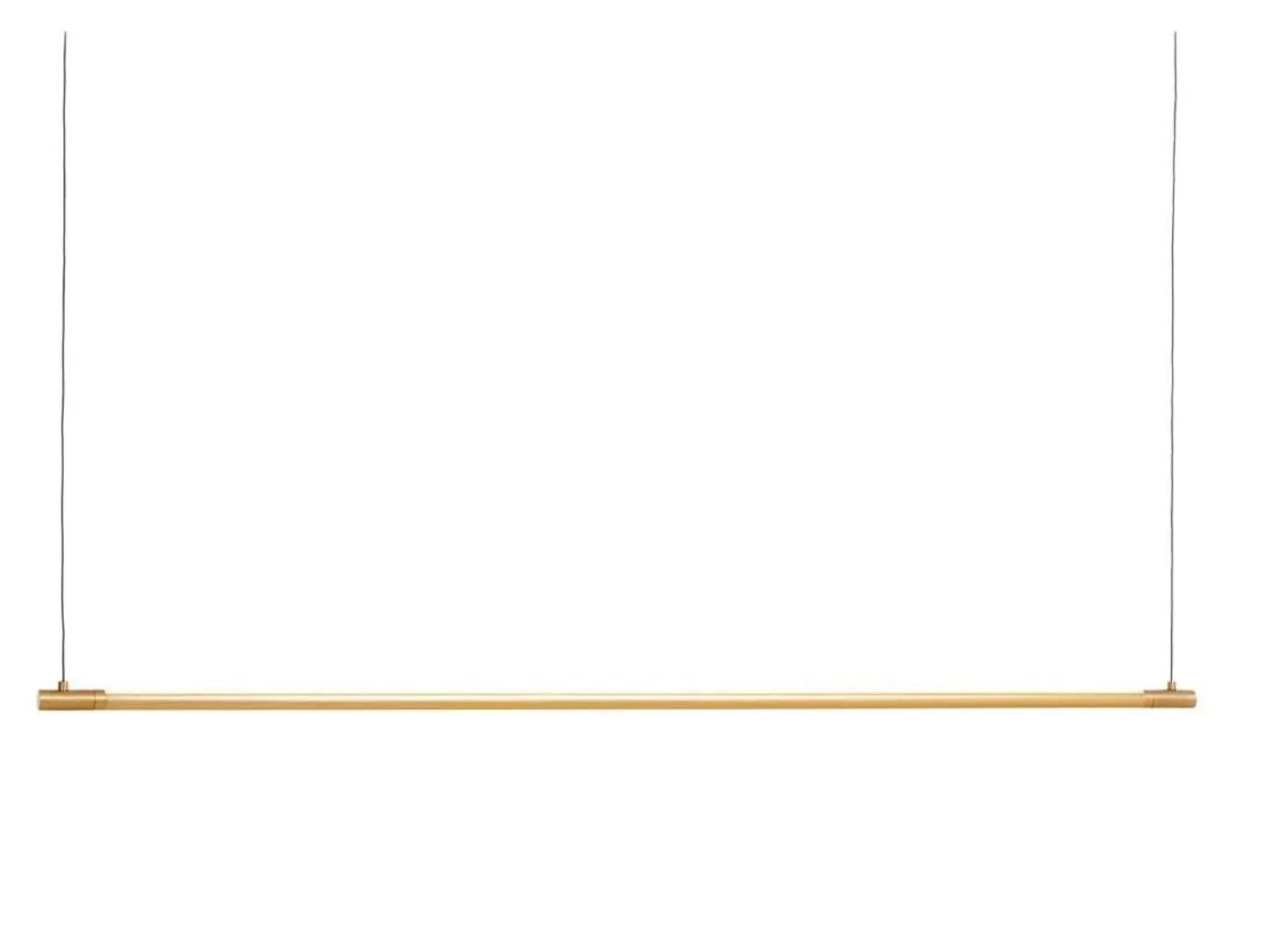 LOOM DESIGN LED-Pendelleuchte Straw 200, gold, Aluminium