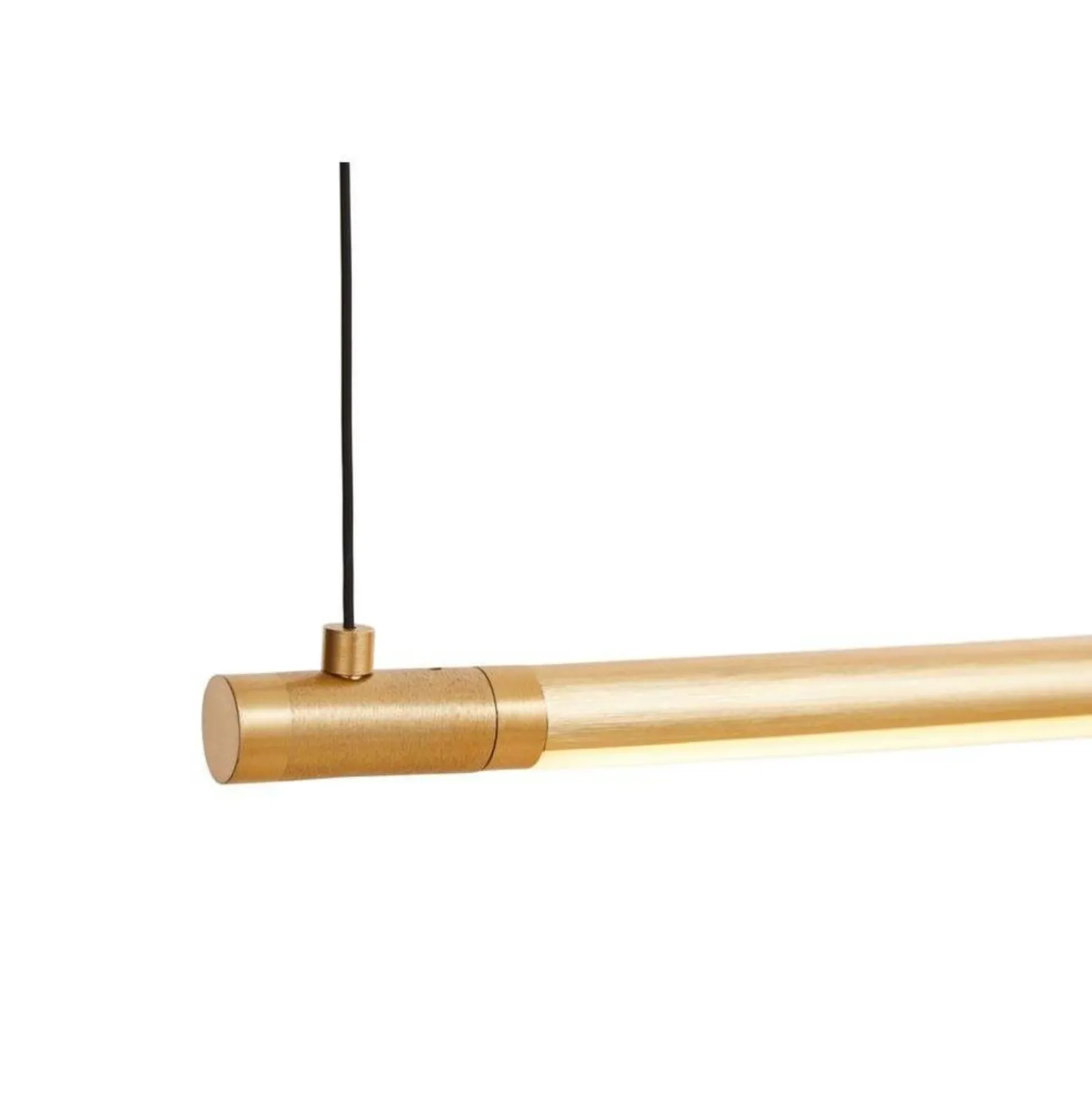 LOOM DESIGN LED-Pendelleuchte Straw 200, gold, Aluminium