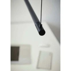 LOOM DESIGN LED-Pendelleuchte Straw 150, schwarz, Aluminium