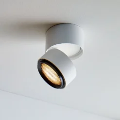 LOOM DESIGN Ray LED-Deckenspot Ø9,3cm 13W weiß