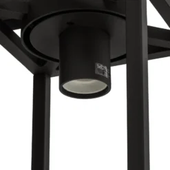 Lucande Außenwandlampe Ferda, Sensor Fassung unten anthrazit