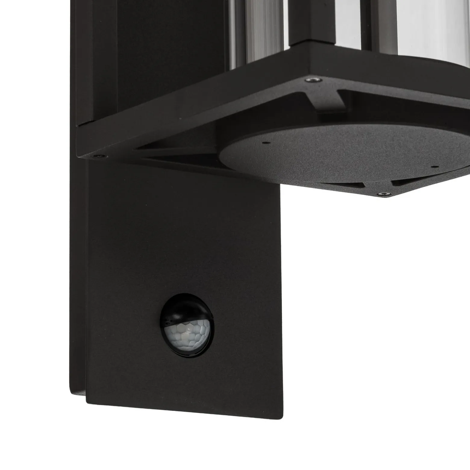 Lucande Außenwandlampe Ferda, Sensor Fassung unten anthrazit