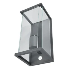 Lucande Außenwandleuchte Annalea, 29cm, 1-flg., IP54, Sensor