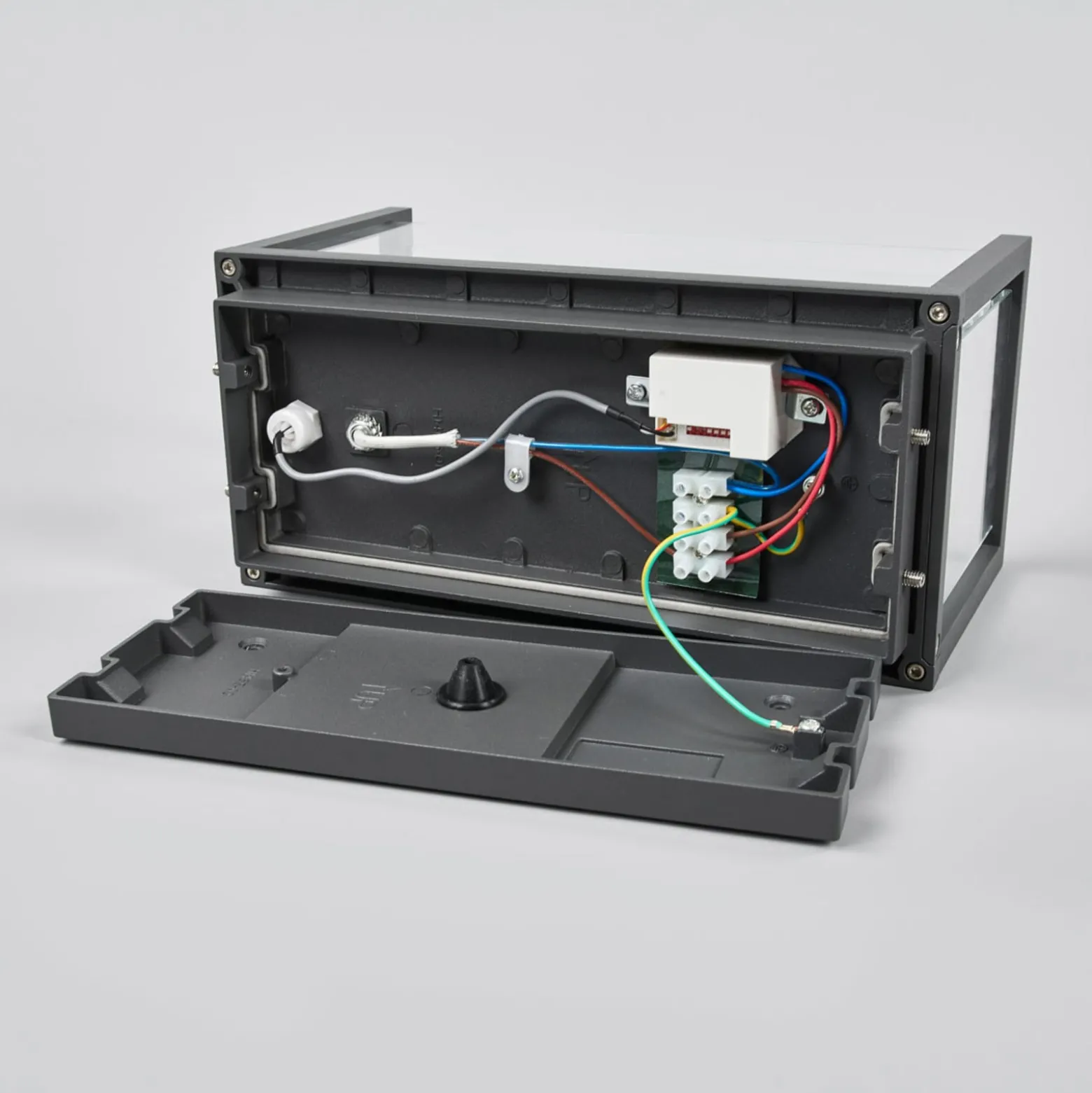 Lucande Außenwandleuchte Annalea, 29cm, 1-flg., IP54, Sensor