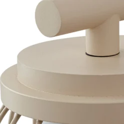 Lucande Außenwandleuchte Chandan, 30cm, beige, Sensor, IP44