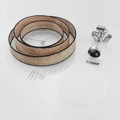 Lucande Deckenleuchte Elowen, Ø 56 cm, Rattan, Bambus