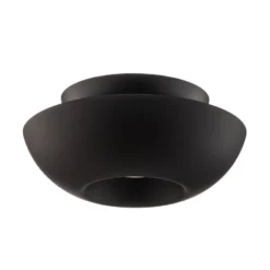Lucande Deckenleuchte Kellina, Ø 48 cm, schwarz, Metall