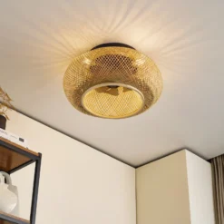 Lucande Deckenventilator mit Licht Cordie, DC, leise, Ø 53cm