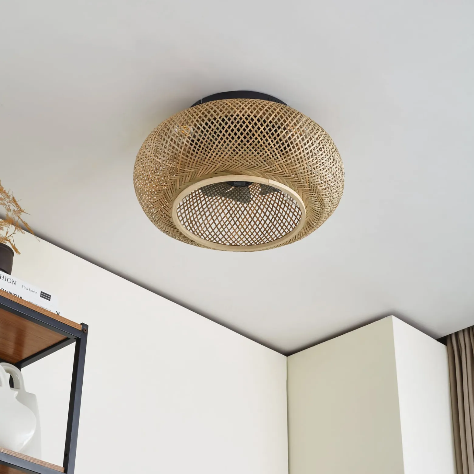 Lucande Deckenventilator mit Licht Cordie, DC, leise, Ø 53cm