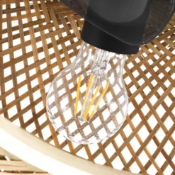 Lucande Deckenventilator mit Licht Cordie, DC, leise, Ø 53cm