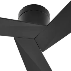 Lucande Deckenventilator Ventoro, Ø 132 cm, schwarz, Metall