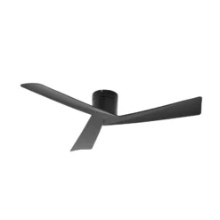 Lucande Deckenventilator Ventoro, Ø 132 cm, schwarz, Metall