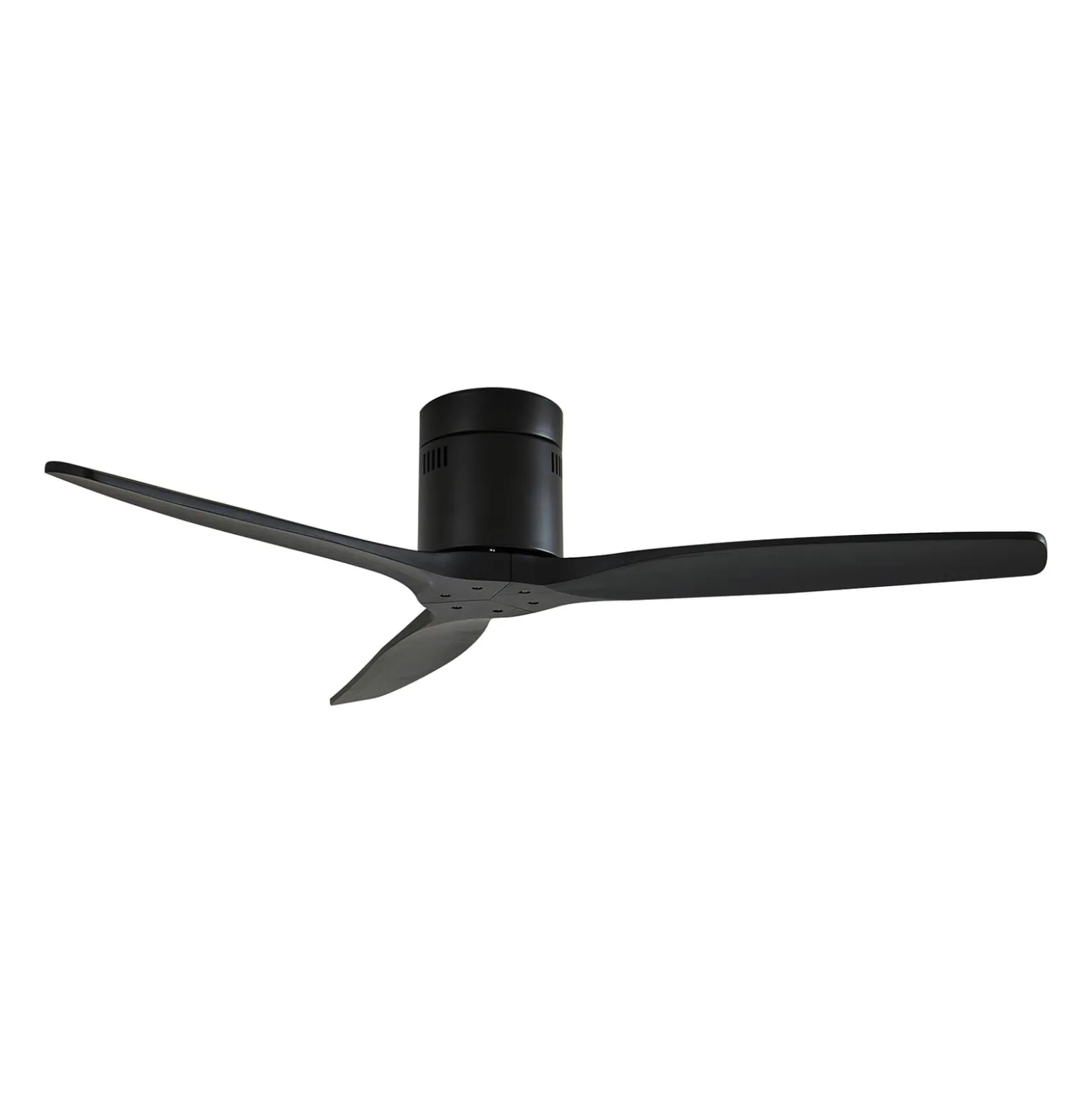 Lucande Deckenventilator Vindur, schwarz, DC, leise