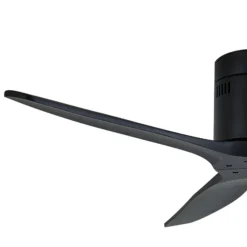 Lucande Deckenventilator Vindur, schwarz, DC, leise