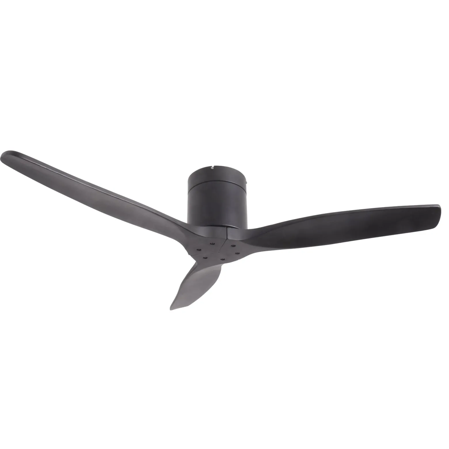 Lucande Deckenventilator Vindur, schwarz, DC, leise