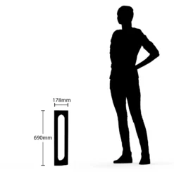 Lucande Fenti LED-Wegeleuchte, 65 cm