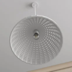 Lucande Herdis Pendelleuchte aus Gips, Ø 34 cm