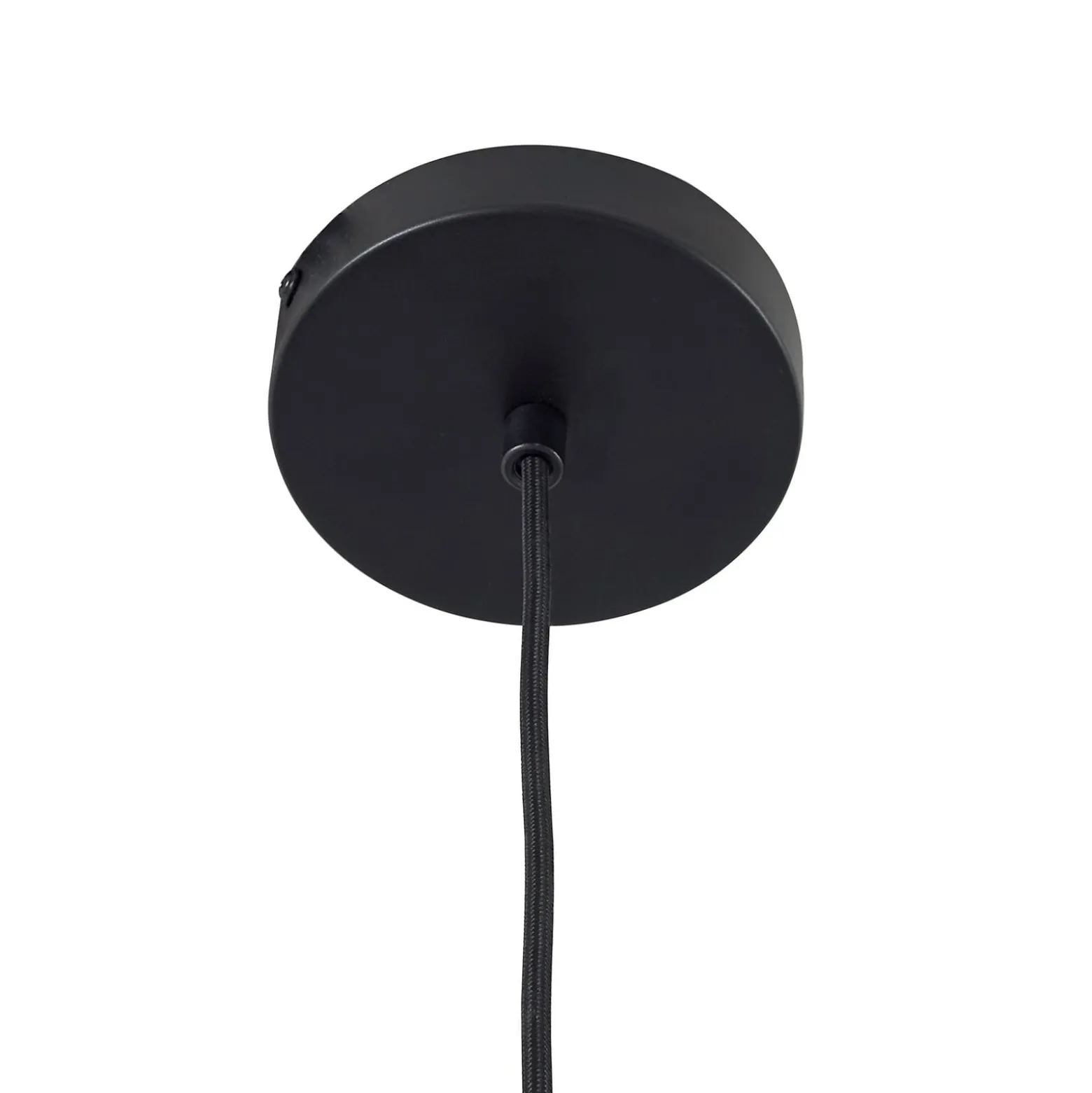 Lucande Hängeleuchte Lysias, schwarz, Metall, Länge 120cm