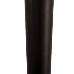 Lucande LED-Akku-Kerzenständer Lea, Vase, dunkelbraun, 28 cm