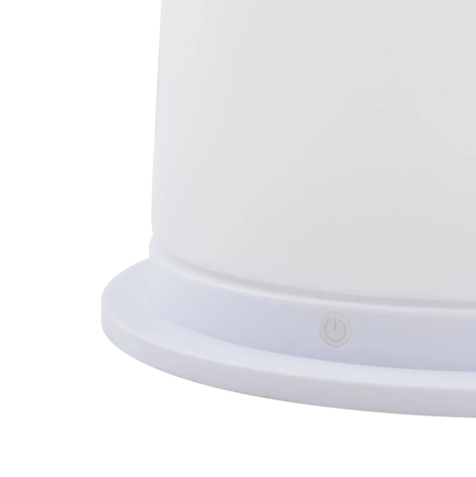 Lucande LED-Akku-Terrassenleuchte Gauri, weiß, 153 cm, IP44
