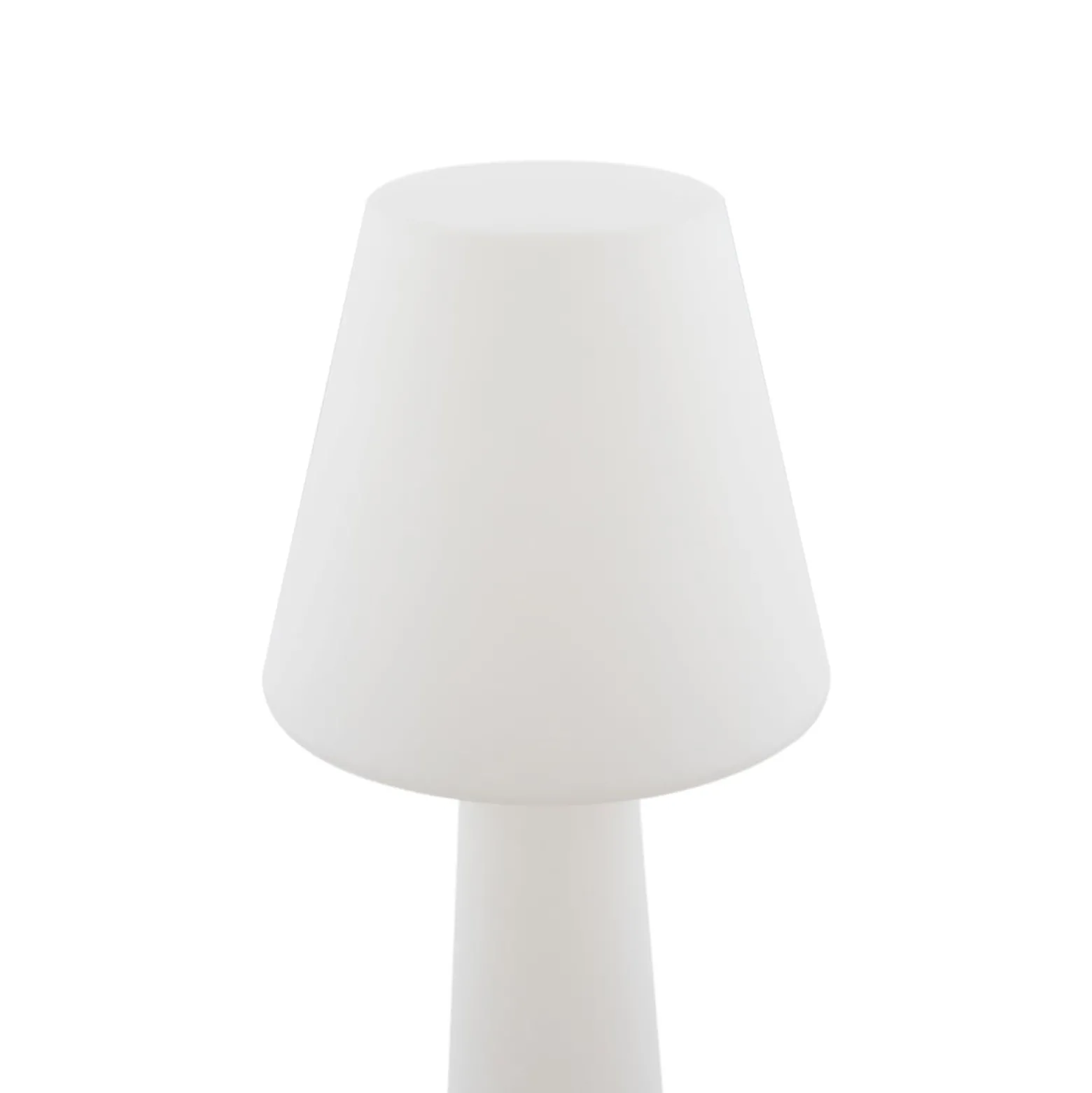 Lucande LED-Akku-Terrassenleuchte Gauri, weiß, 153 cm, IP44