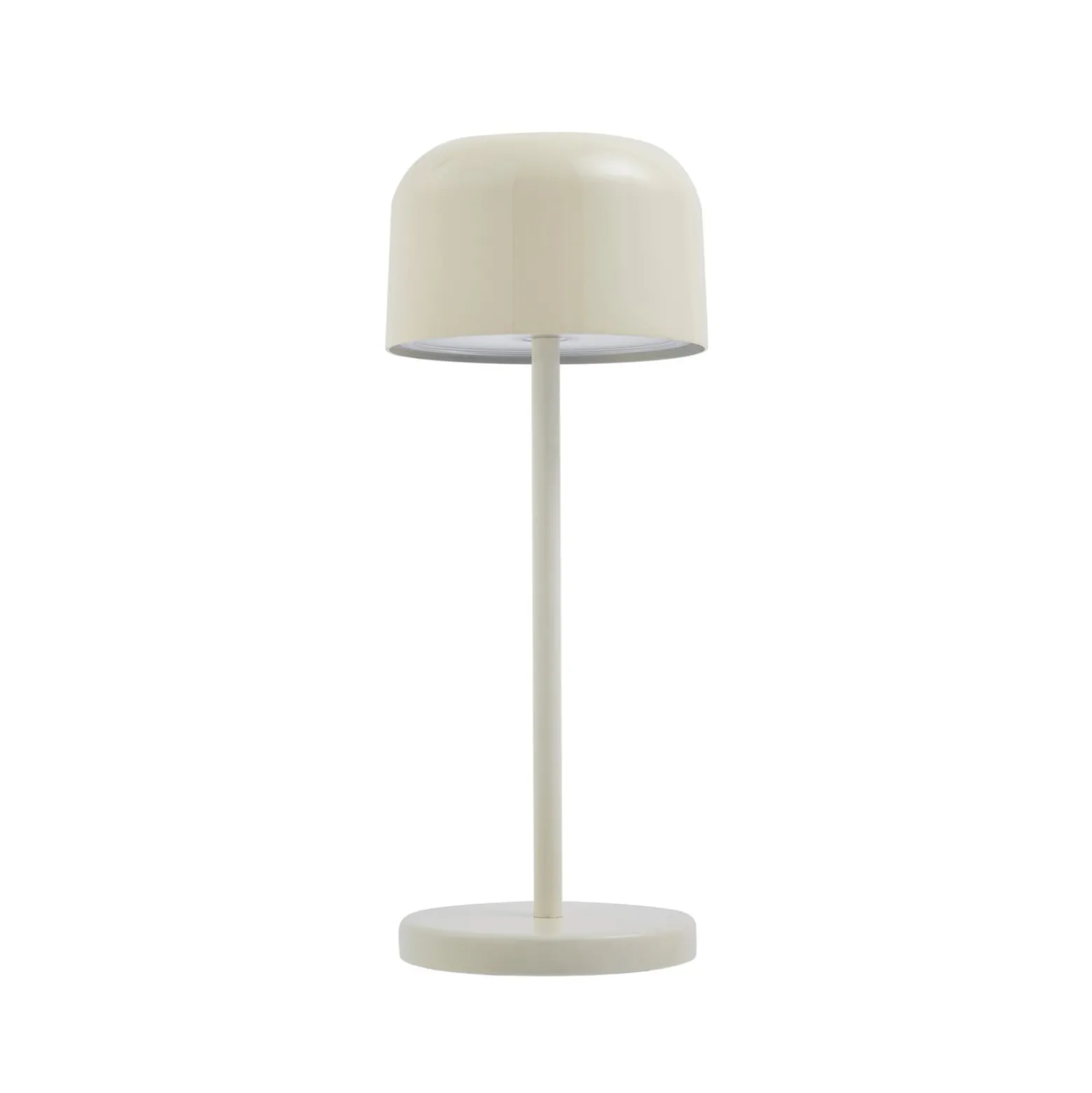 Lucande LED-Akku-Tischleuchte Quill, beige, CCT, dimmbar